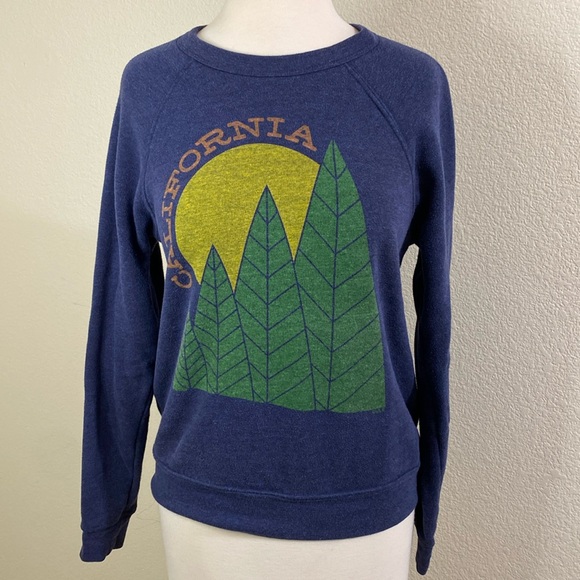 CULK California sweater blue poly cotton blend size XS - Picture 1 of 4